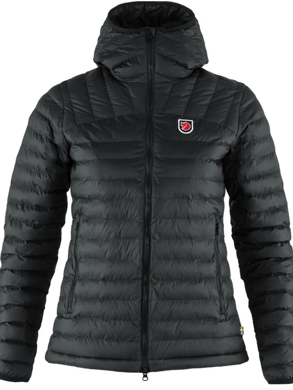 NEW Fjällräven 1974 Expedition Lätt Hoodie Women’s L Black Down Jacket